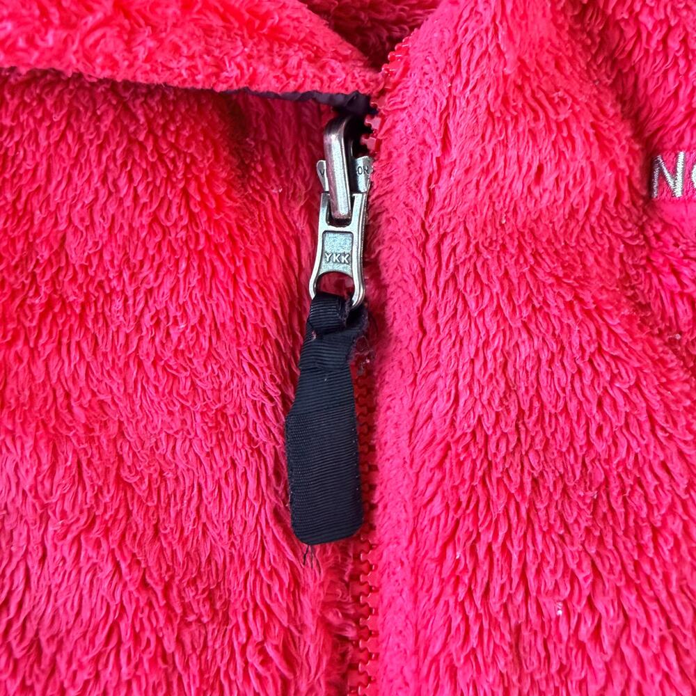 The North Face Womens Osito Jacket Dark Pink Fleece Size M Gorpcore Athleisure - Picture 9 of 10